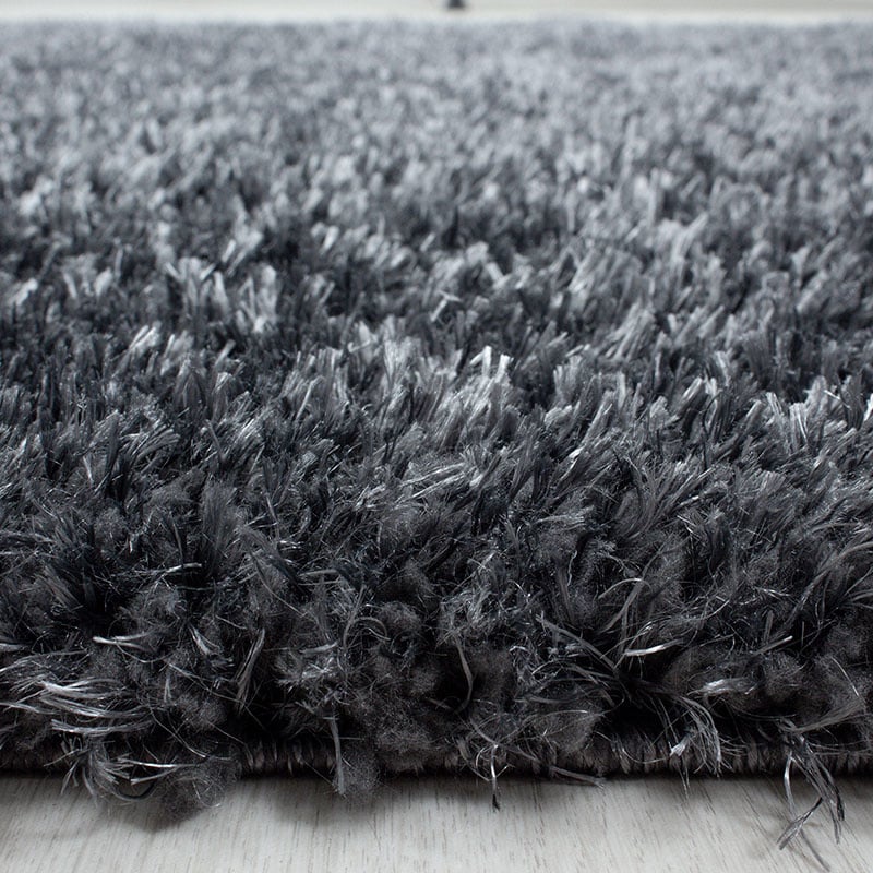 High pile floor rug - Blushy Dark Grey