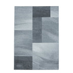 Retro Rug - Stencil Rectangles Grey/Anthracite