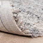 High Pile Wool Rug - Royal Light Grey/Blended