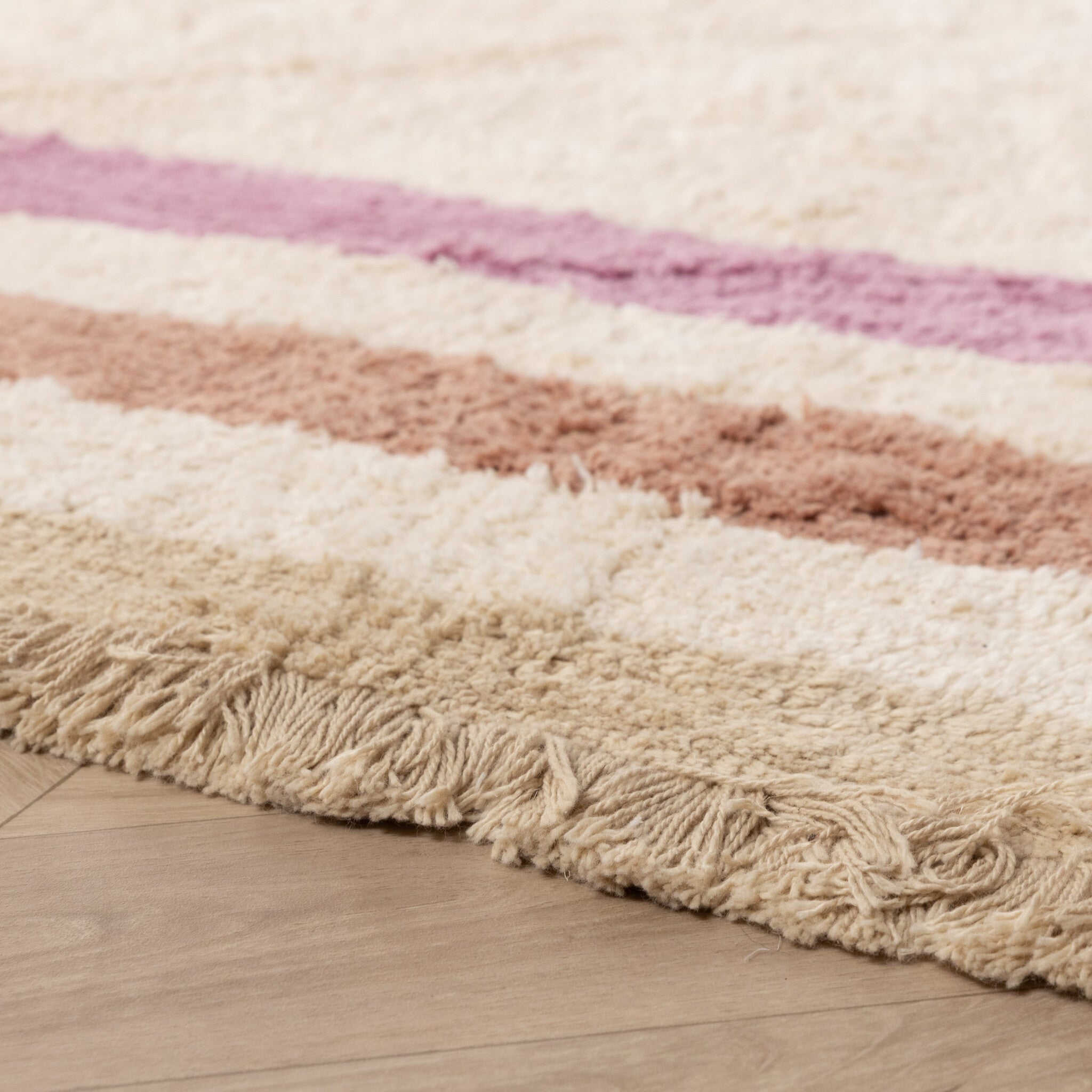 Washable kids rug - Milo Pink