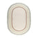 Oval washable children's rug - Milo Green