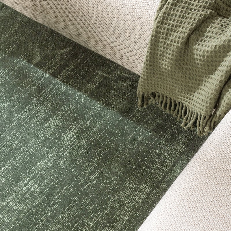 Viscose Rug - Jean Dark Green