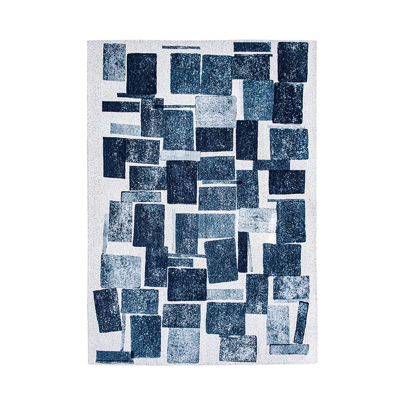 Modern floor rug - Lucia Ice Blue 9355