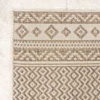 Jute Outdoor Rug - Nomad Aztec Cream
