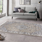 Persian floor rug - Gizem Derya Beige/Cream