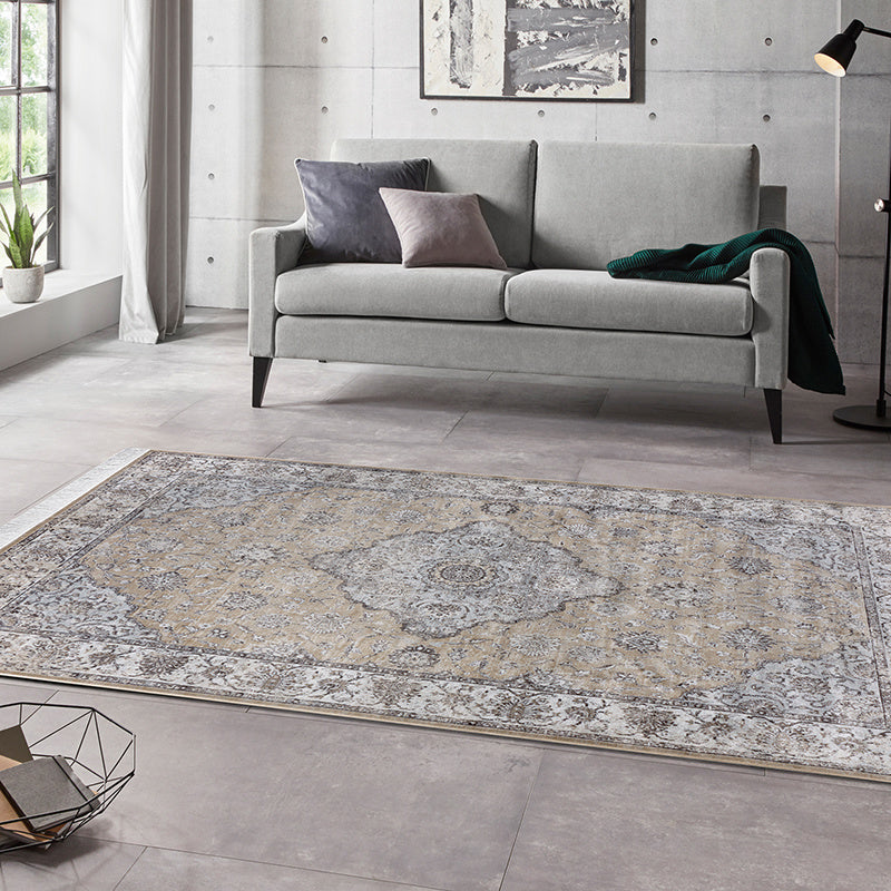 Persian floor rug - Gizem Derya Beige/Cream