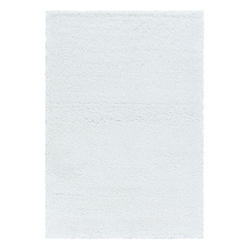 High-pile floor rug - Fuzzy White