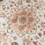 Vintage Outdoor Rug - Santo Mandala Olive Green