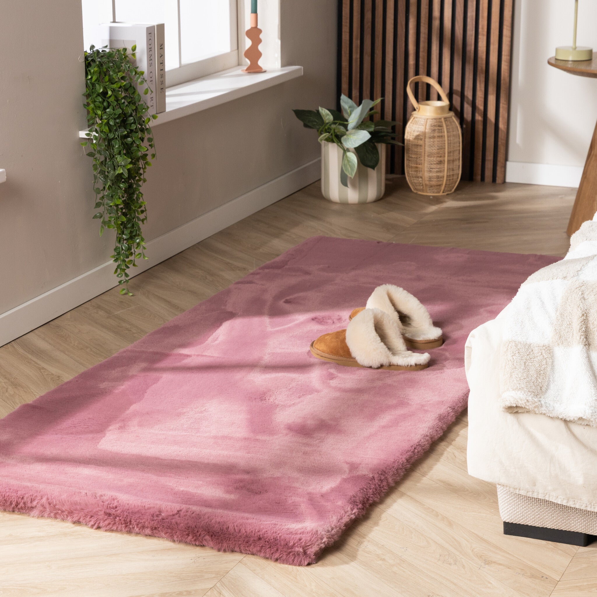 Soft High Pile Runner - Comfy Supreme Dark Pink