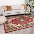 Persian Rug - Rezah Medallion Red