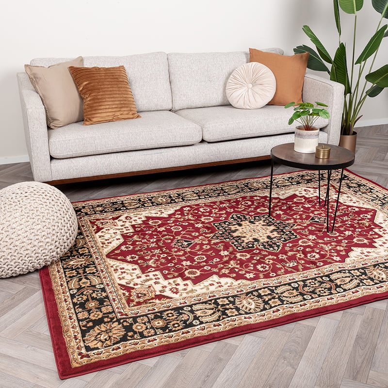 Persian Rug - Rezah Medallion Red