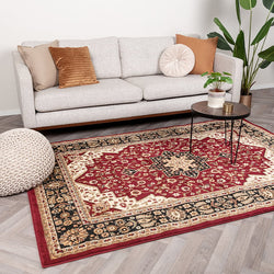 Persian Rug - Rezah Medallion Red