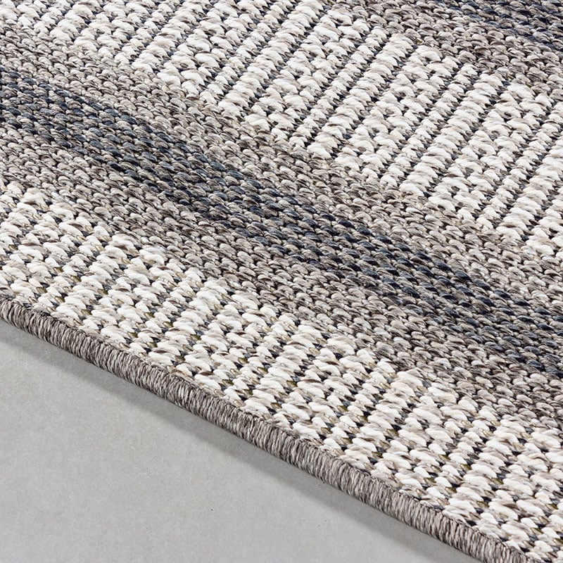 Jute balcony rug - Aruba Double-Edge Cream