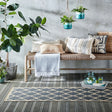 Retro balcony rug - Floreno Padua Beige/Anthracite
