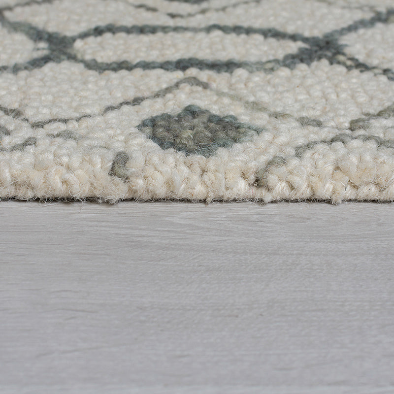 Modern floor rug - Nappo Piedro Cream/Grey