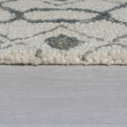 Modern floor rug - Nappo Piedro Cream/Grey