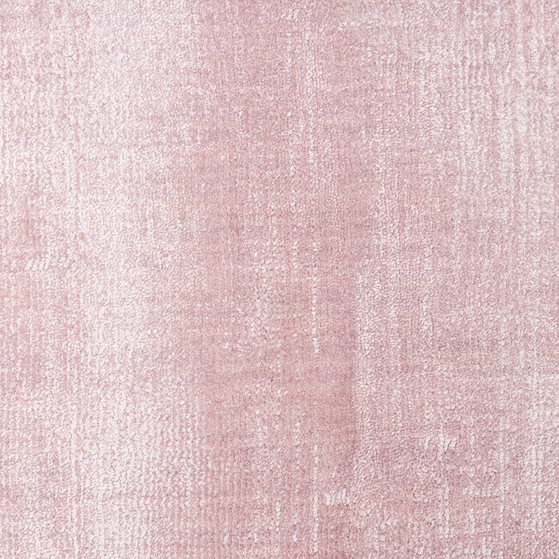 Round Viscose Rug - Pearl Light Pink
