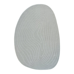 Organic floor rug - Vince 2121 Light Grey