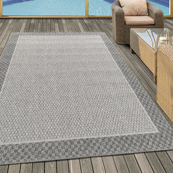 Jute balcony rug - Aruba Edge Crème