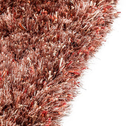 Shaggy floor rug made to measure - New Paulo Pink 307