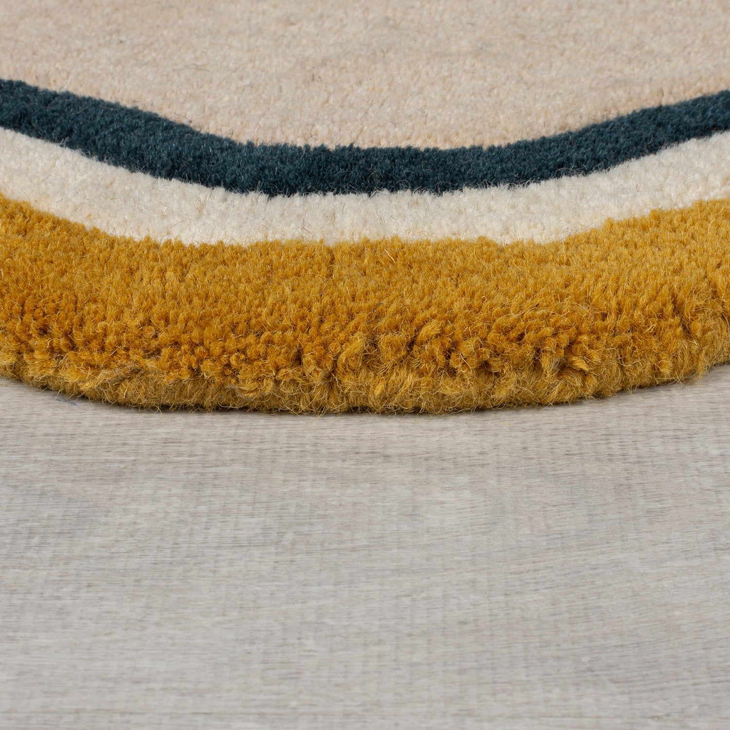 Organic floor rug - Leo Beige/Multicolor