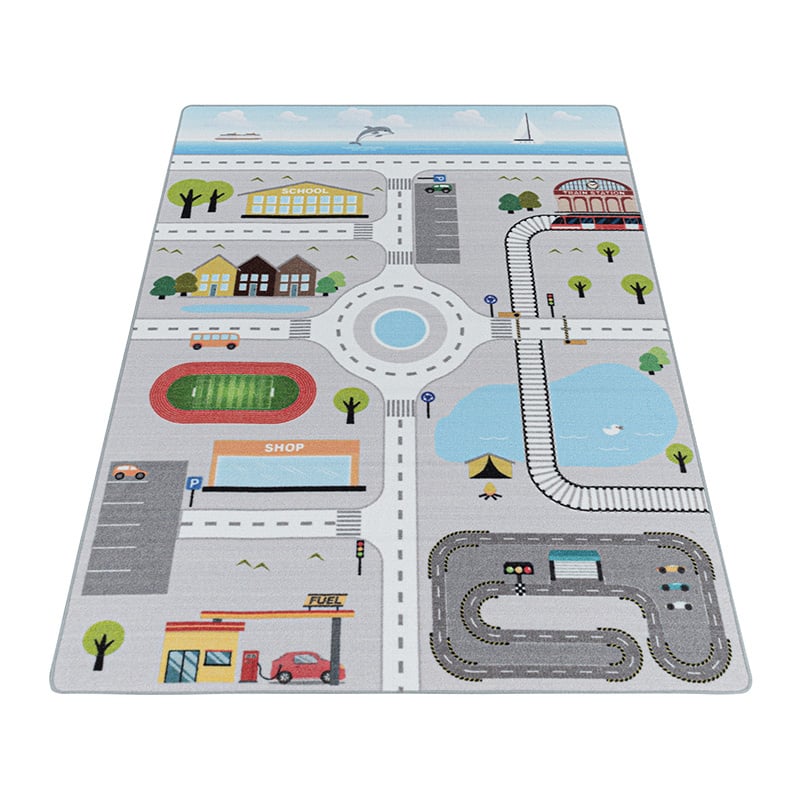 Play Mat - Pleun Autoweg Grey