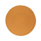 Round Wool Rug - Wise Yellow
