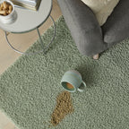 Shaggy Floor Rug - Farenzo Mint Green