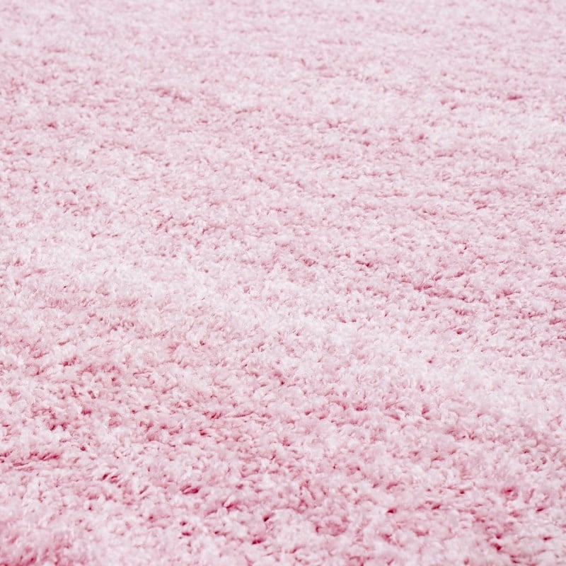 High-pile floor rug - Life Pink