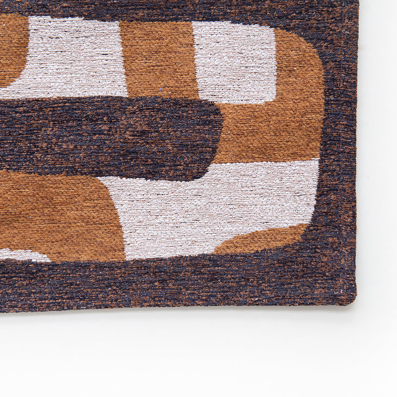 Retro floor rug - Kuba Bison 9335