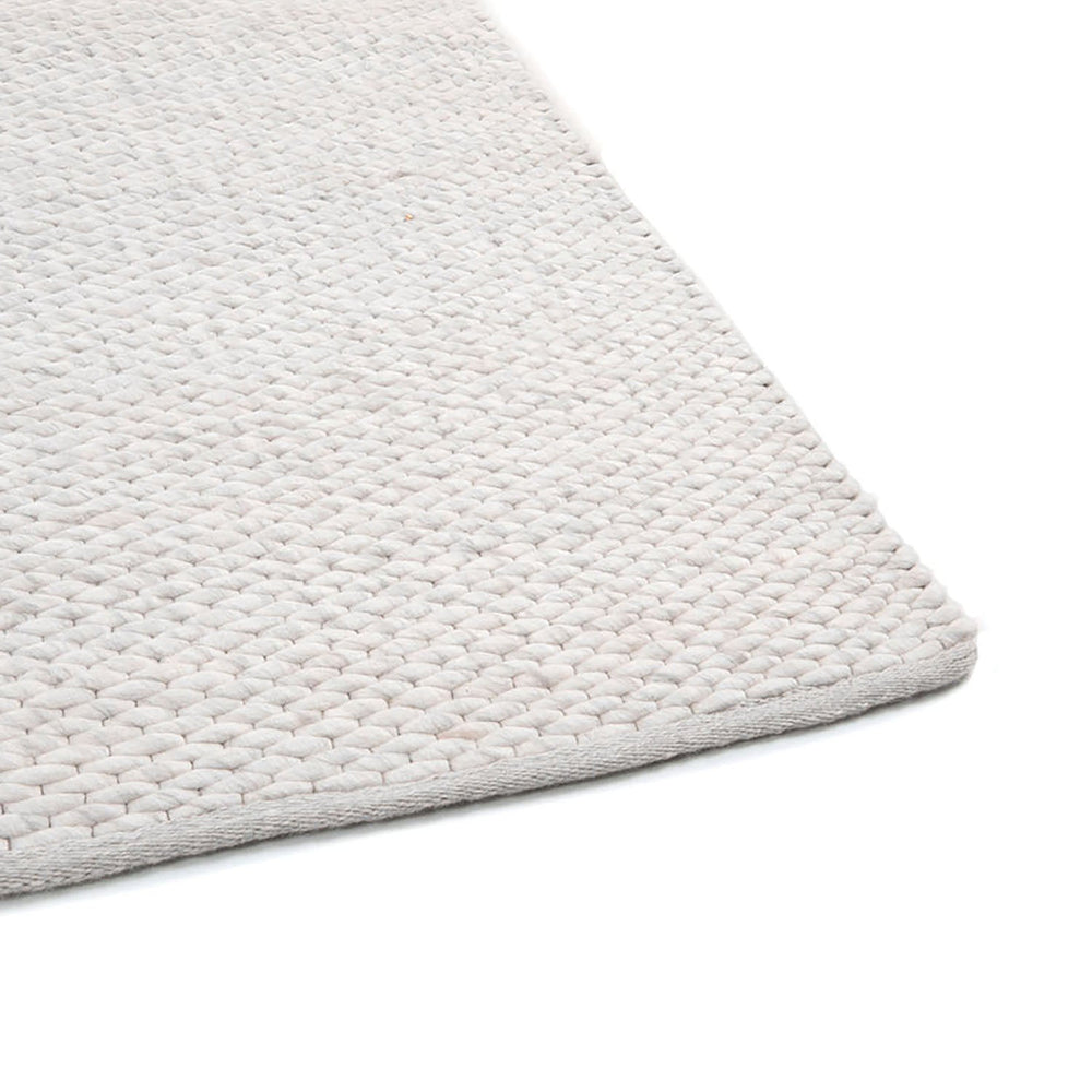 Wool floor rug made to measure - Genua Cream/White 815