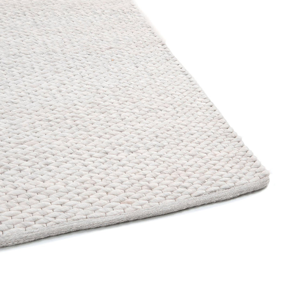 Wool floor rug made to measure - Genua Cream/White 815