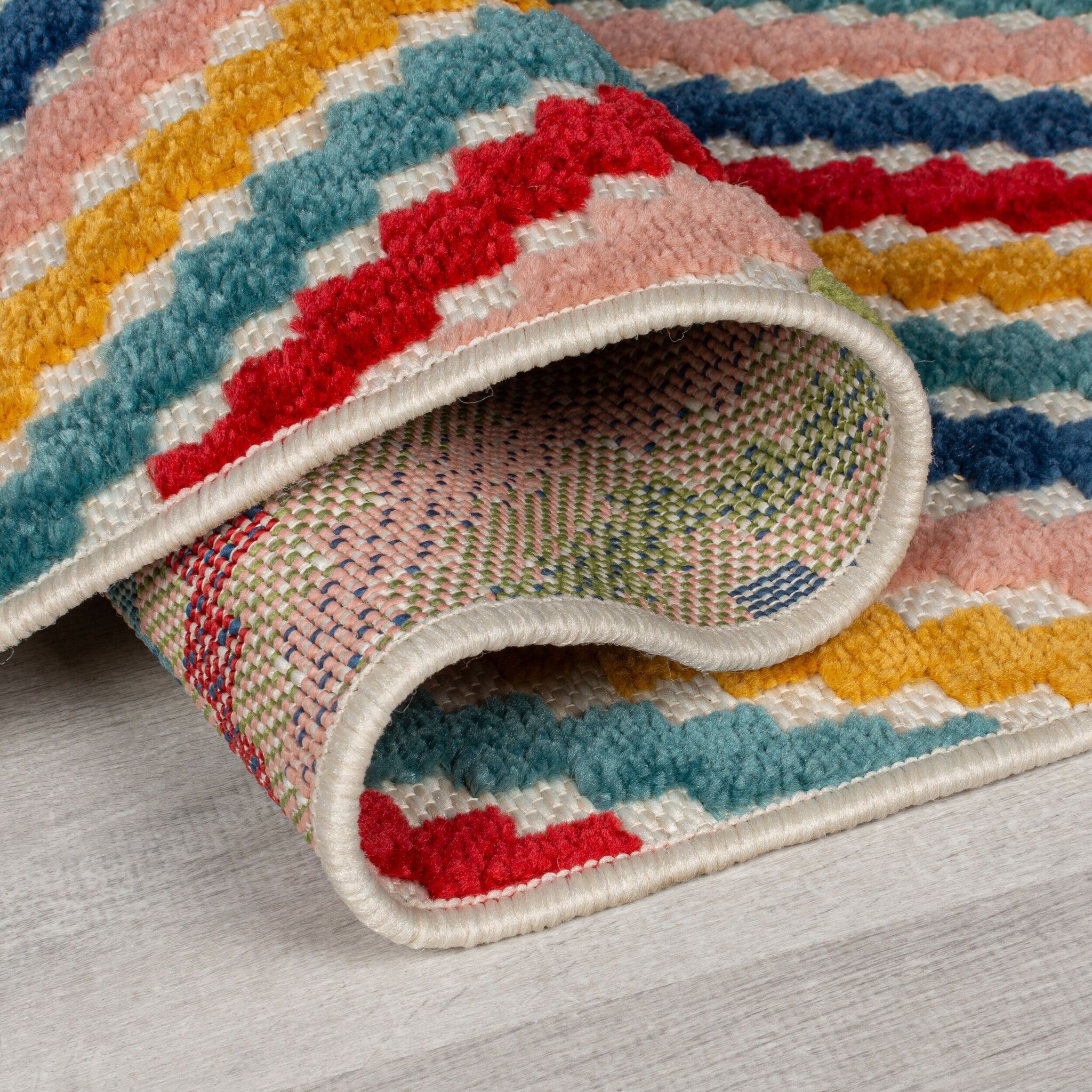 Indoor and outdoor runner - Bayo Diamond Multicolor