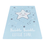 Children's floor rug - Pleun Star Blue