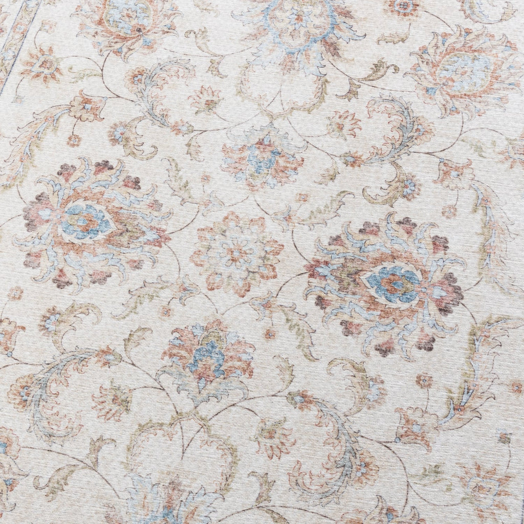 Washable Runner - Domingo Oriental White