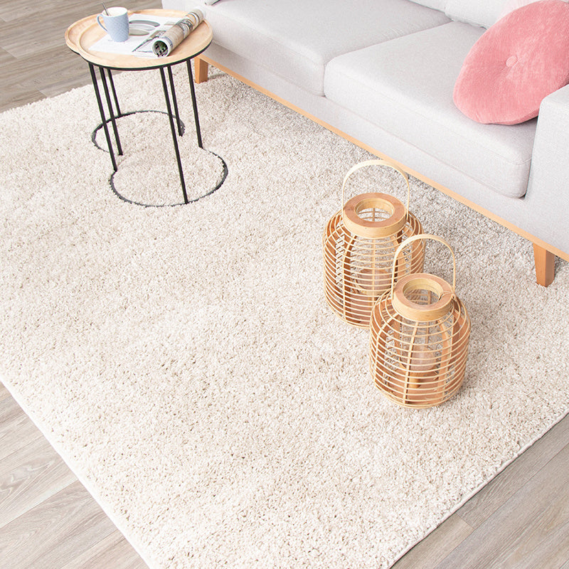 High Pile Rug - Lofty Cream/White