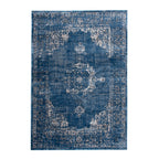 Vintage Rug - Deep Medallion Blue