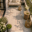 Balcony Rug - Sierra Arches Beige/Cream