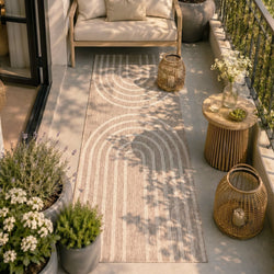 Balcony Rug - Sierra Arches Beige/Cream