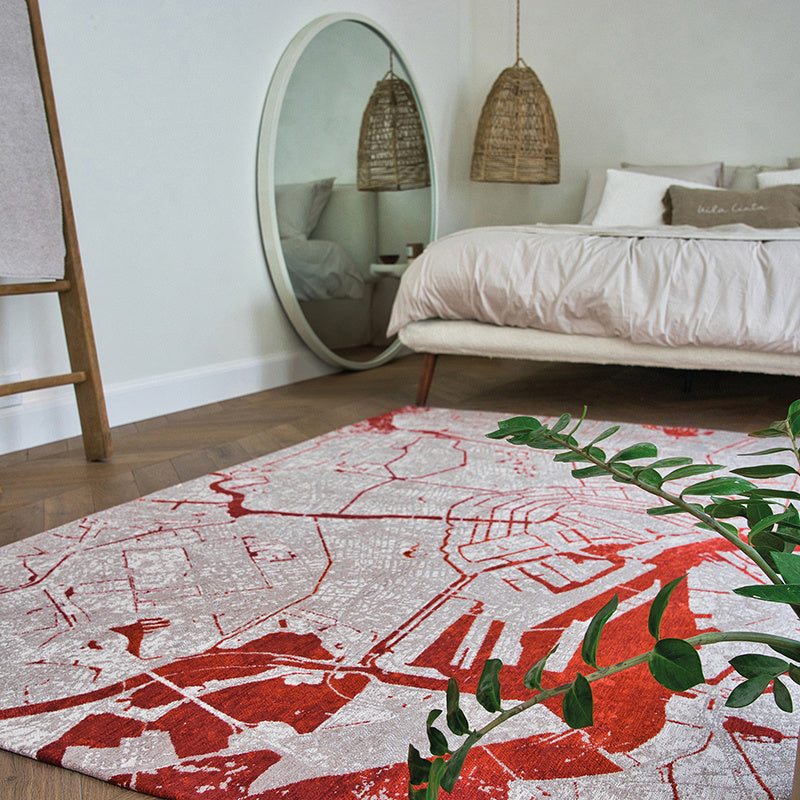 Graphic Floor Rug - Cities Amsterdam 9323