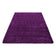 High-pile floor rug - Life Purple