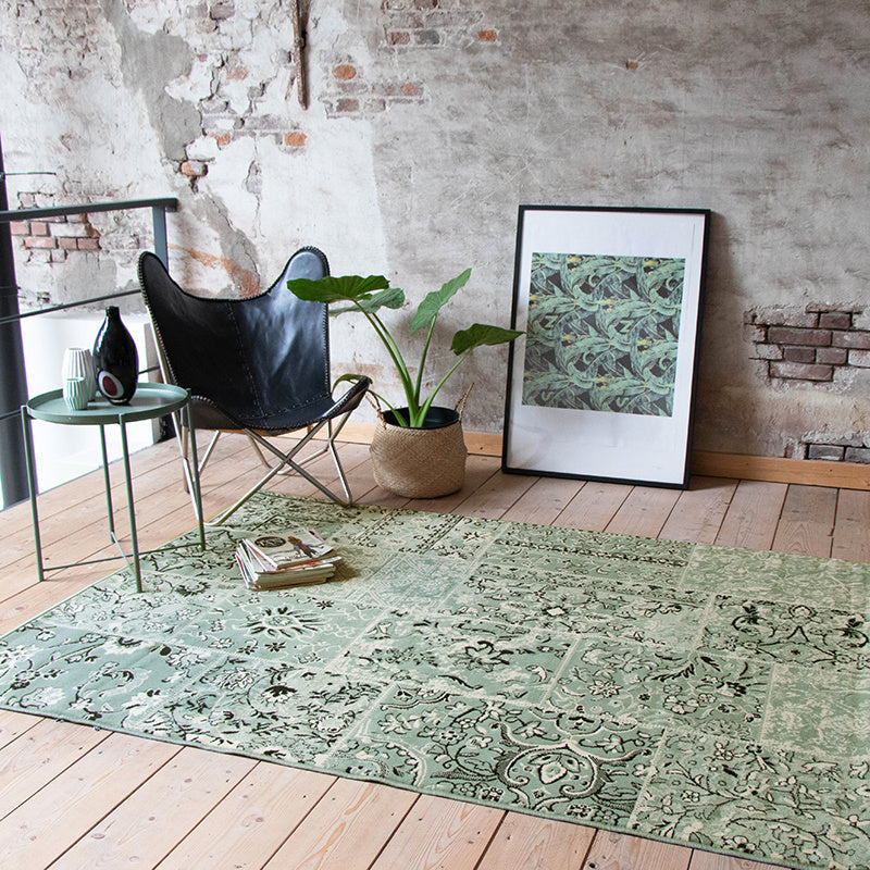 Vintage Rug - Wonder Patchwork Green/Black
