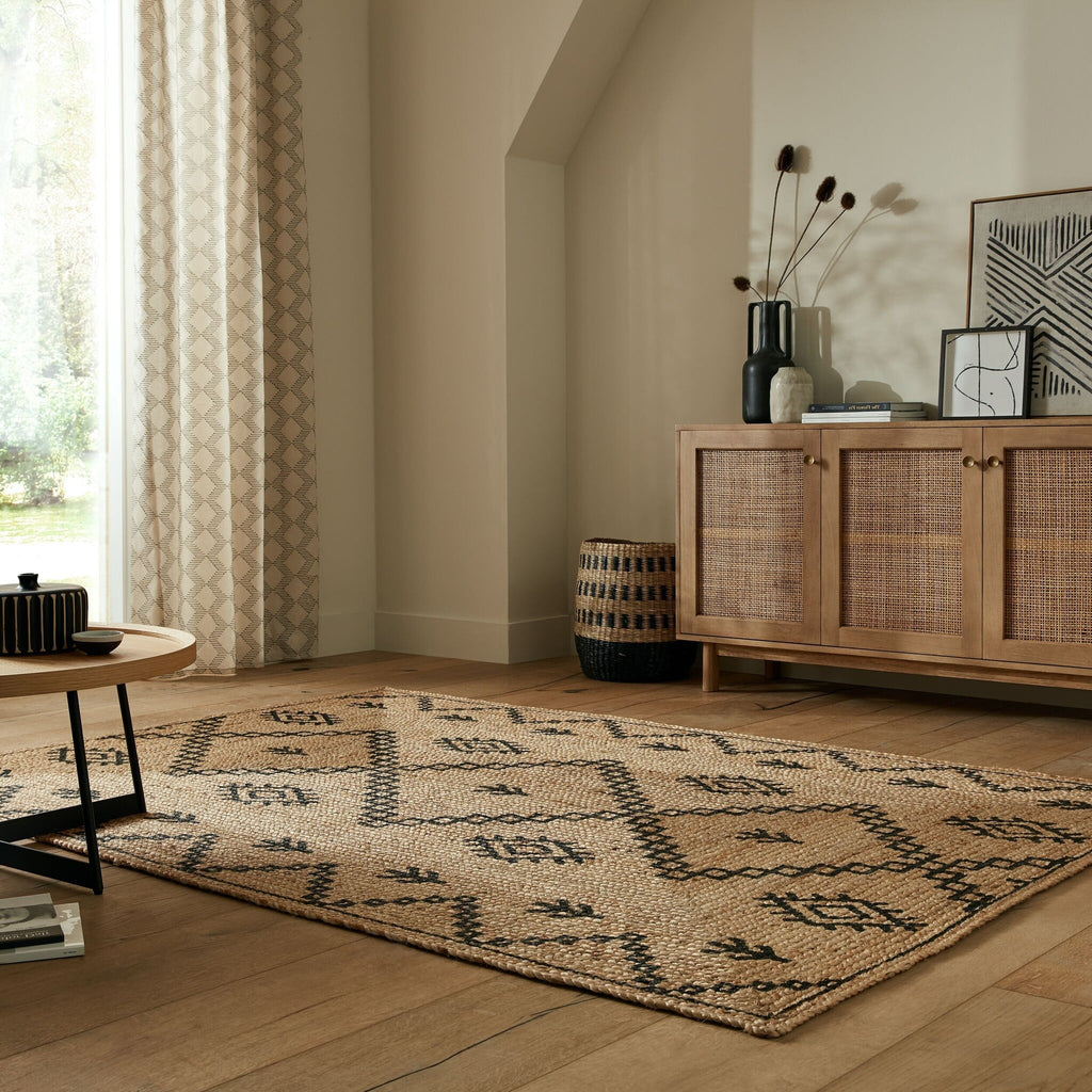 Jute floor rug - Rico Natural