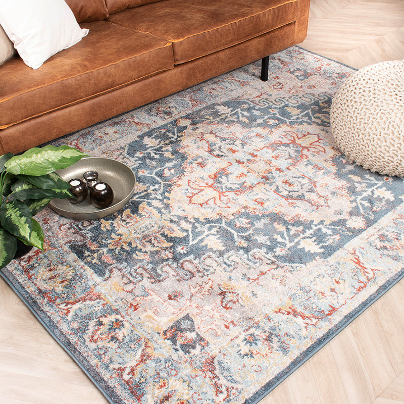Vintage Rug - Inspire Blue/Red No. 216