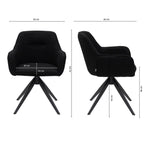 Swivel Chair - Arne Black