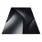 Modern Floor Rug - Plus Black 8010