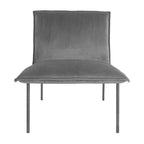 Velvet Armchair - Lola Anthracite