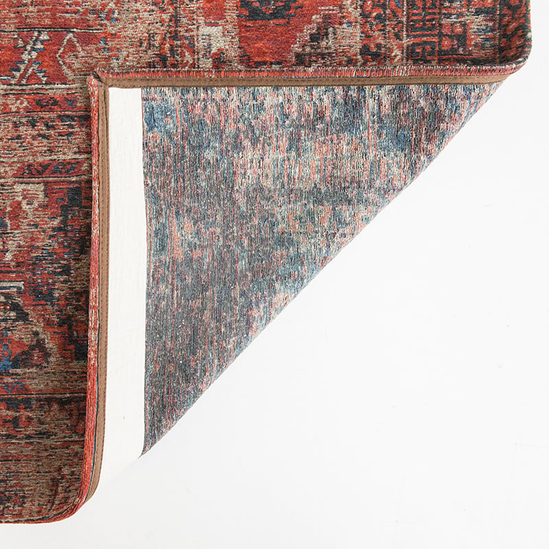 Vintage floor rug - Antiquarian Hadschlu Red 8719