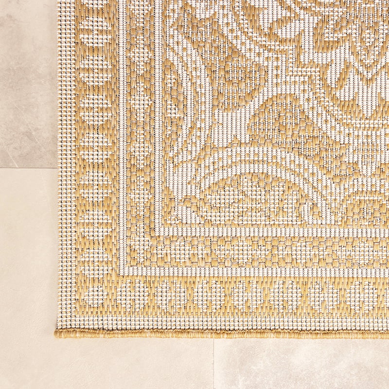 Outdoor Rug - Summer Oriental Yellow