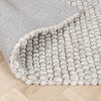 Wool Rug - Luminous Light Grey